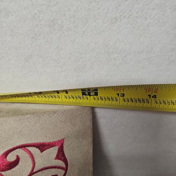 Damask Beige and Fuchsia Square 3-D Wall Hanging - Picture 4 of 6